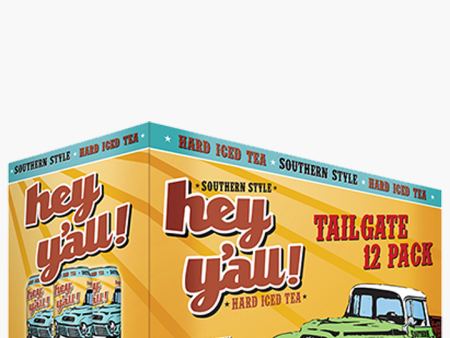 HEY Y ALL TAILGATE HARD ICED TEA 12 CANS Online Sale