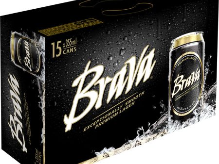 BRAVA 15 PACK CAN 355ML Hot on Sale