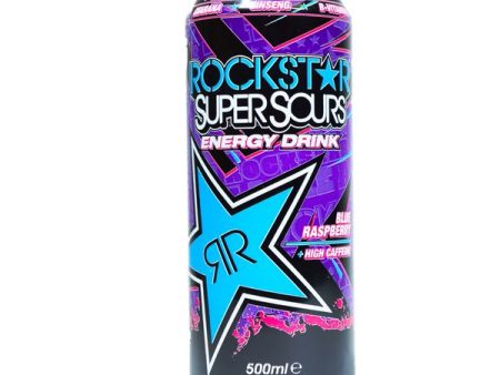 ROCKSTAR SUPERSOURS BLUE RASPBERRY 473 ML Online