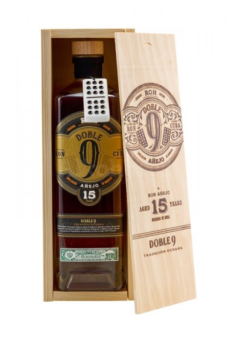 9DOBLE RON ANEJO 15Y 750 ML Online Hot Sale