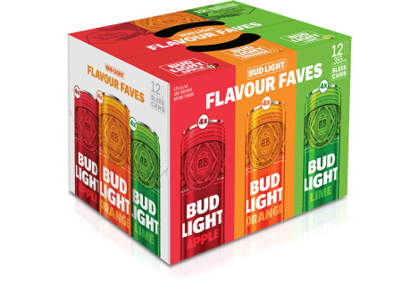 BUD LIGHT FLAVOUR MIX 12 CANS Sale