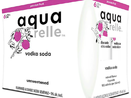 AQUARELLE VODKA SODA - PASSIONFRUIT 6 CANS Online Hot Sale