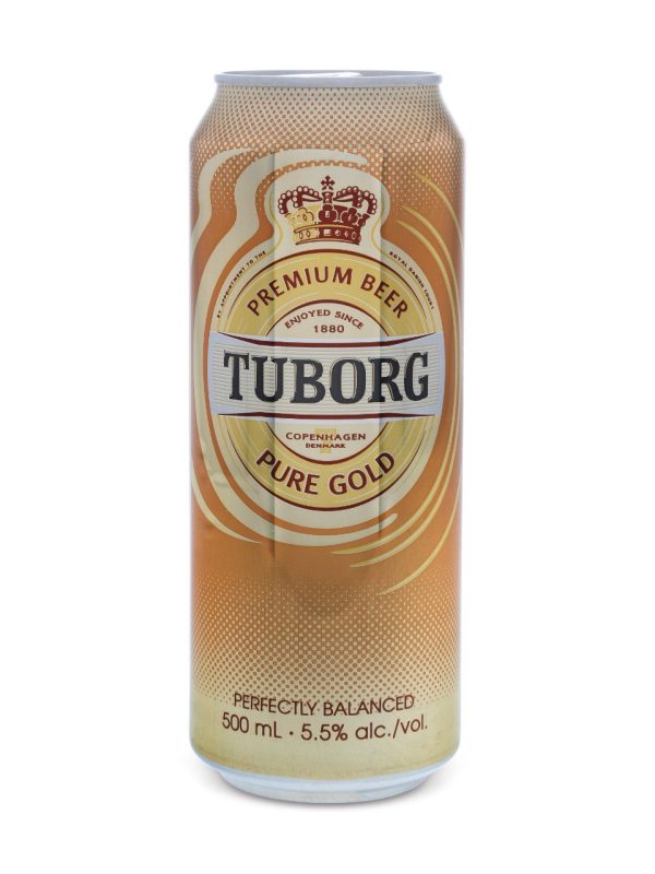 TUBORG GOLD 4X500ML CANS Online Hot Sale