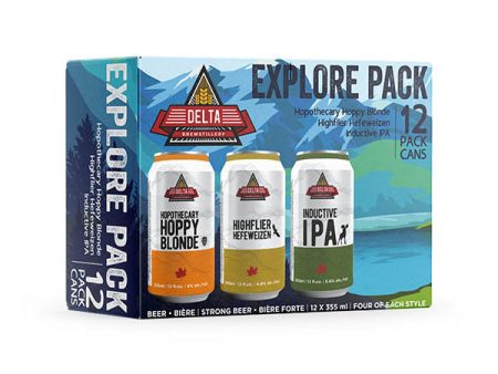 DELTA EXPLORE MIXED CASE 12PK Online now