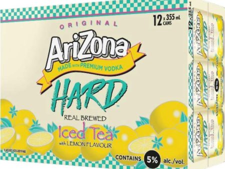 ARIZONA HARD LEMON ICED TEA 12 CANS For Sale