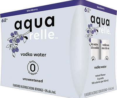 AQUARELLE VODKA WATER - BLACKBERRY 6 CANS Supply