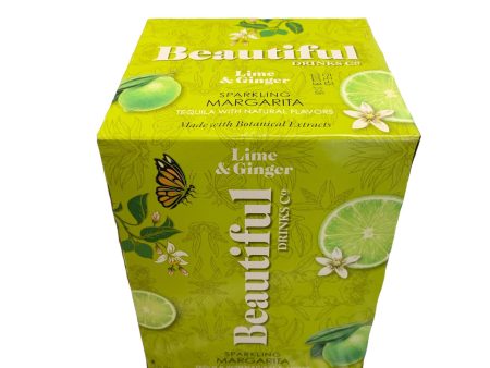 BEAUTIFUL DRINKS GINGER MARGARITA 4 CANS Online now