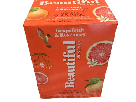 BEAUTIFUL DRINKS GRAPEFRUIT GINGER 4 CANS Online